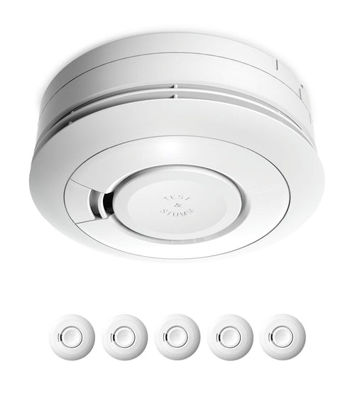 Ei Electronics Ei650 Rauchwarnmelder im 5er-Set, 10-Jahres-Batterie