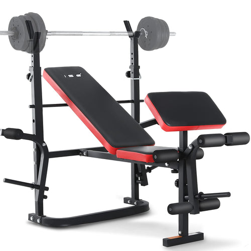 ISE Multifunktional Hantelbank Verstellbar Klappbar – Beincurler. Verstellbare Hantelbank, klappbar, mit Beincurler für vielseitiges Krafttraining.
