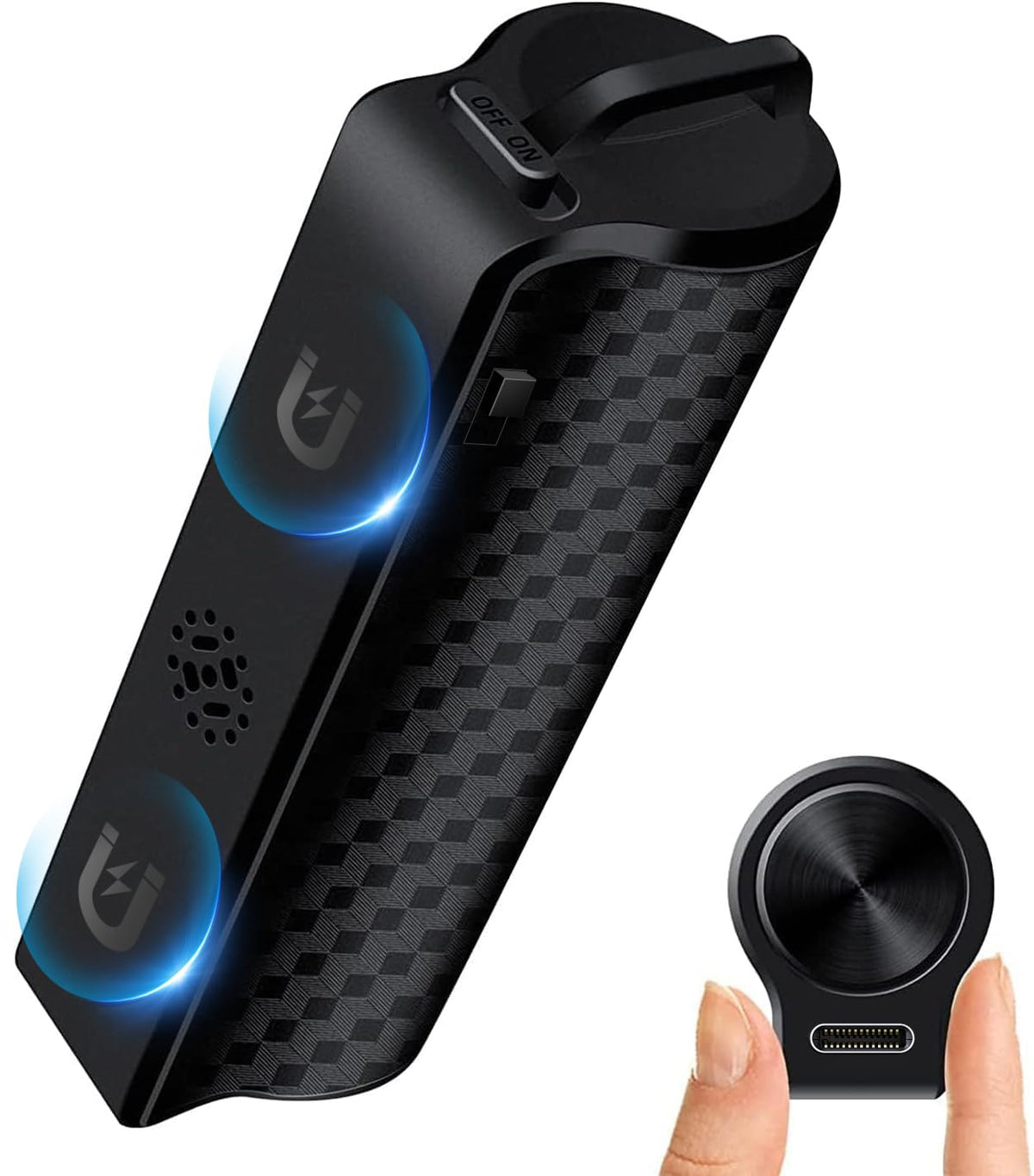 Hinne H-0716 Diktiergerät Mini mit Magnet, Sprachaktivierung & 64 GB – kompakt für Audioaufnahmen