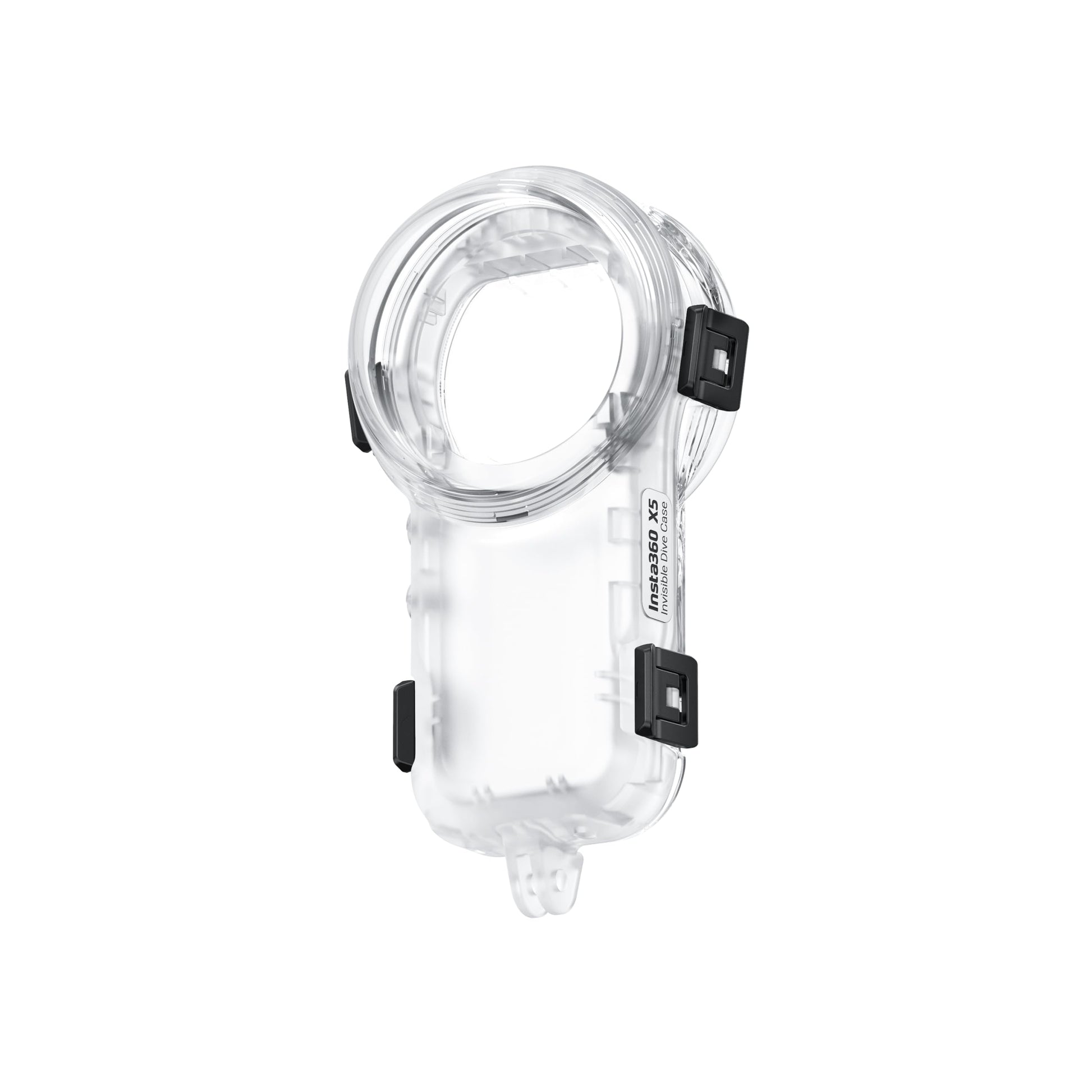 Insta360 Invisible Dive Case – Robustes Unterwasser-Tauchgehäuse für X3. Transparent, schützt X3 bis 50m für 360°-Aufnahmen.