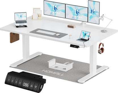 Homall Elektrischer Schreibtisch 140x70 cm - Memory Funktion