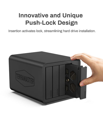 TERRAMASTER D4-320 Externes Festplattengehäuse - 4fach USB-C Gen2