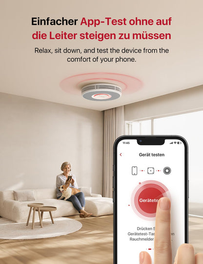 X-Sense WLAN Rauchmelder XS0B-MR31 mit Sprachausgabe, 3er-Set