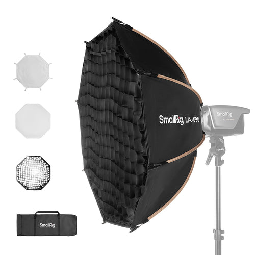 SMALLRIG LA-O90 Parabolic Softbox 90 cm, Bowens Mount, Quick Release