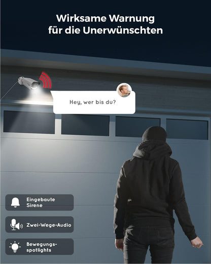 Reolink RLC-811A 4K PoE Überwachungskamera mit 5-fach optischem Zoom