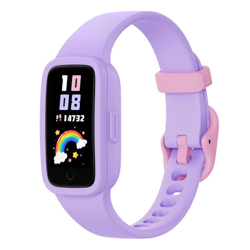 BIGGERFIVE Vigor 3 Fitnessuhr für Kinder, AMOLED, 3ATM, Lila