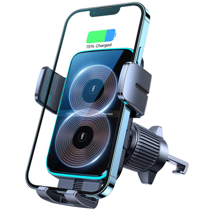 JOYROOM Handyhalterung Auto mit Ladefunktion 15W Qi Doppelspule für Lüftungsgitter