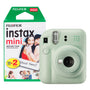 Fujifilm instax Mini 12 Sofortbildkamera Mintgrün mit 20 Aufnahmen, Selfie-Spiegel