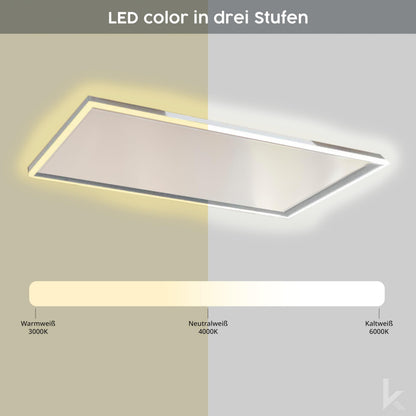 Könighaus Infrarotheizung mit LED-Deckenleuchte 1000W