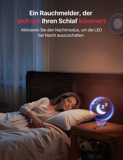 X-Sense WLAN Rauchmelder XS0B-MR31 mit Sprachausgabe, 3er-Set