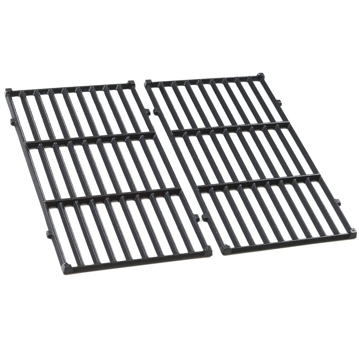 FORYEYC Grillrost Gusseisen 2er-Set für Weber Spirit 200 E-210 E-220, zwei rechteckige Roste als Ersatz für Gasgrills