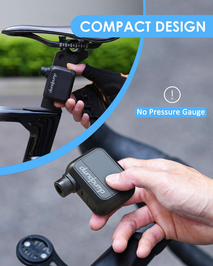 dwndpump AS110 Mini Fahrradpumpe elektrisch, 100 PSI Akku-Luftpumpe