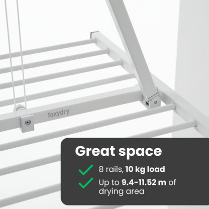 Foxydry Mini Deckenwäscheständer – Vertikal, 152 cm