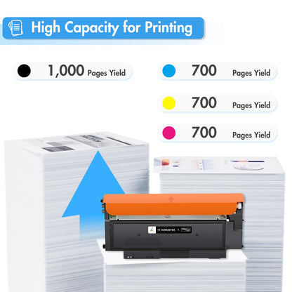 TRUE IMAGE Toner Set 4er-Pack kompatibel für HP 117A Color Laser MFP