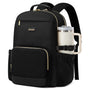 LOVEVOOK Rucksack Damen 15,6 Zoll Laptopfach, wasserabweisend, mit Flaschenhalter aus Polyester