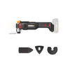 WORX Nitro WX698.9 Sonicrafter Multifunktionswerkzeug 20V ohne Akku, schwarz-graues Oszillierwerkzeug zum Sägen, Schleifen, Schaben.