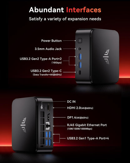 NiPoGi E3B Mini PC Ryzen 5 7430U 32GB/512GB