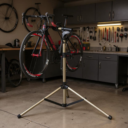 CXWXC Fahrrad Montageständer bis 40 kg mit 360° Klemmkopf