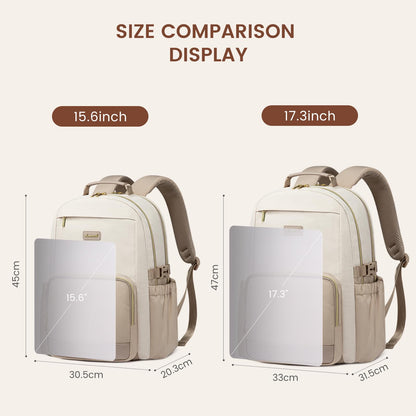 LOVEVOOK Laptoprucksack Damen 15,6 Zoll für Uni, Arbeit und Reisen