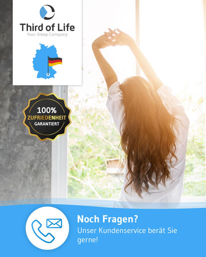 Third of Life ACAMAR Kissenbezug 2er-Set Dunkelgrau Mako-Baumwolle