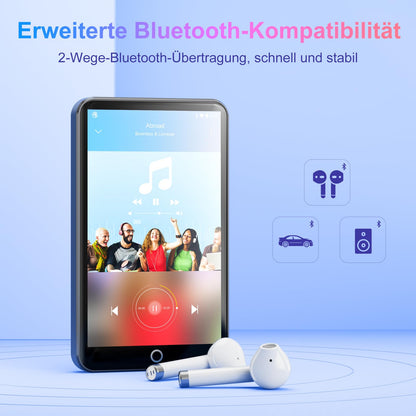 MECHEN H1 Pro MP3 Player mit Android 9.0, Bluetooth & WLAN, grau