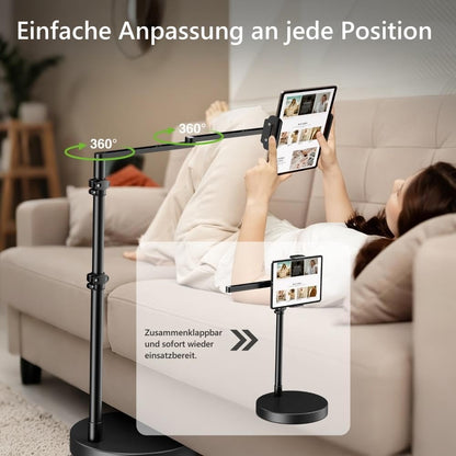 elitehood FC4 iPad Bodenständer, höhenverstellbare Tablet-Halterung
