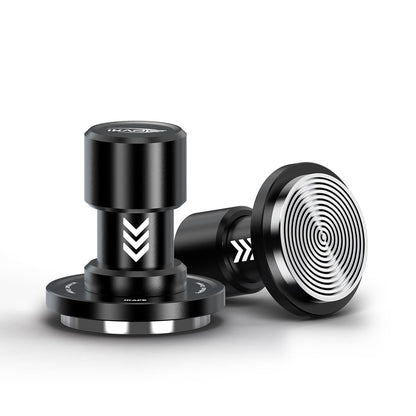 IKAPE V6 Impact Espresso Tamper 58,35 mm mit Dreifachfedersystem und flacher Edelstahlbasis