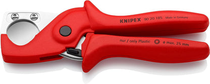 KNIPEX PlastiCut Schlauch- und Schutzrohrschneider 185 mm, 90 20 185