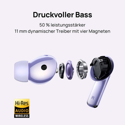 HUAWEI FreeBuds 6i kabellose In-Ear-Kopfhörer mit ANC 3.0, Schwarz