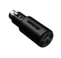 Shure MVX2U XLR-Mikrofon zu USB Digital-Interface mit Phantompower. Schwarzes Interface, bietet 48V Phantomspeisung.