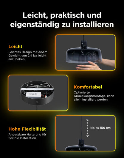 Govee H60C1 Pendelleuchte Esstisch, RGBIC Hängelampe mit Matter