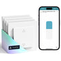 Meross Matter Smart Rolladenschalter MRS105 WLAN 55×55 mm, Unterputz-Schalter für Rolläden und Jalousien