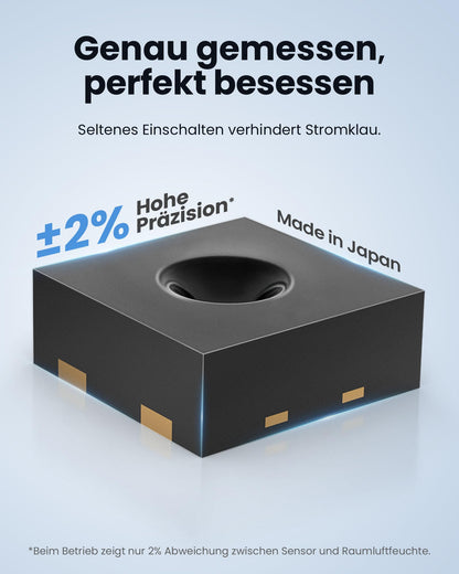 Newentor Luftentfeuchter 25L/24h für 80m², 295W, mit Ablaufschlauch