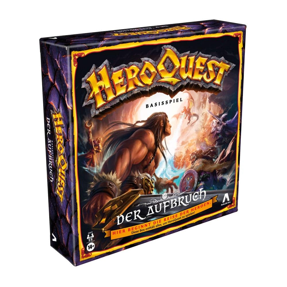 Avalon Hill HeroQuest Der Aufbruch, Fantasy-Brettspiel ab 14 Jahren
