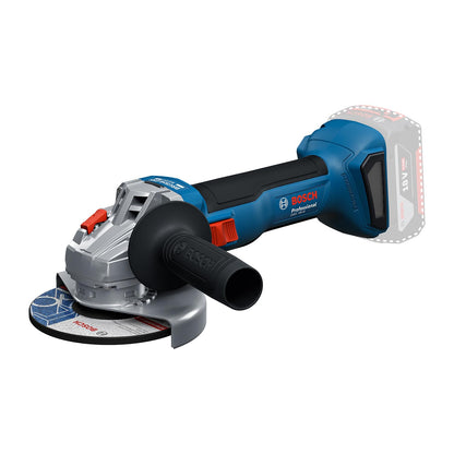 Bosch Professional GWS 18V-8 Akku-Winkelschleifer - 125mm. Blauer, kompakter Winkelschleifer für 125mm Scheiben zum Schneiden & Schleifen.