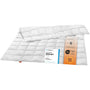 sleepling Sommer Daunendecke 155x220 cm, 90% Daunen, extra leicht, weiss mit Kassettensteppung