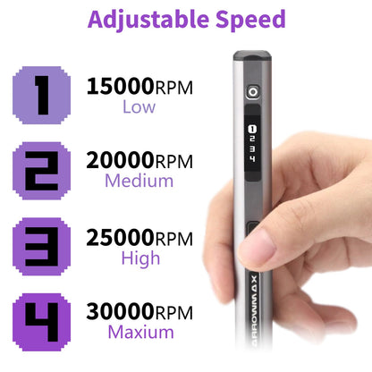 ARROWMAX Mini Gravierstift, kabellos, mit 30 Bits und USB-C