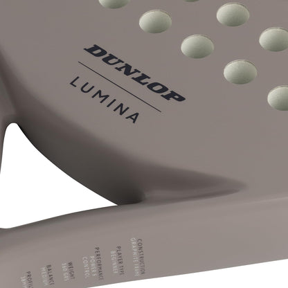 Dunlop Lumina Padelschläger Light Grey, Graphitrahmen, 365 g