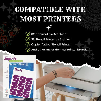 Spirit Klassisches Thermo-Transferpapier - 21,6x27,9cm, 100 Blatt