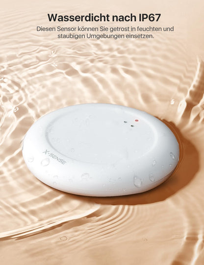 X-Sense SWS0A WLAN Wassermelder mit App-Warnungen, IP67 wasserdicht
