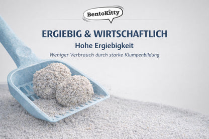 BentoKitty Katzenstreu Lavendel, klumpend, Bentonit, 30 L, 3er Pack
