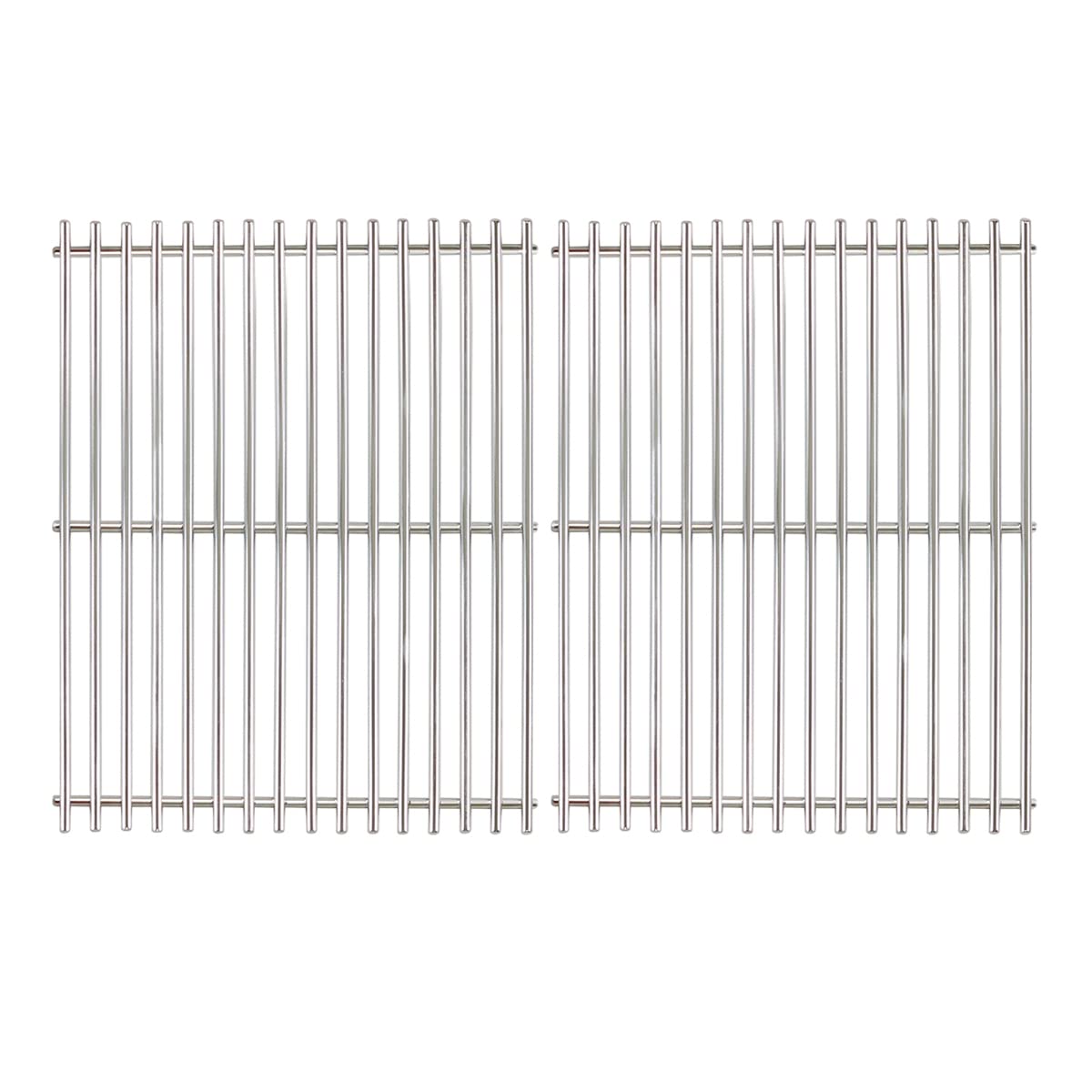 FORYEYC Edelstahl Grillrost Set für Weber Spirit 300, 44,5 cm, zwei rechteckige Roste
