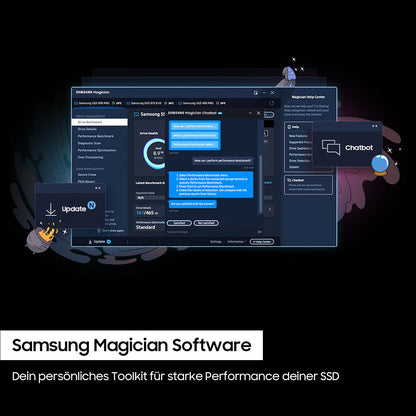 Samsung 990 PRO Heatsink NVMe M.2 SSD 4 TB für PC & Konsole