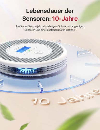 X-Sense XP0A-iR Rauch- und CO-Melder mit Sprachalarm, 2er-Set