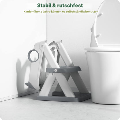 Rabb 1st Toilettentrainer mit Treppe, 2-in-1 Kindertoilettensitz