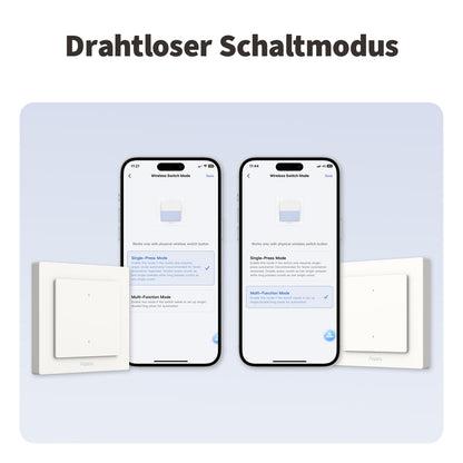 Aqara Lichtschalter H2 EU – Smarter Wandschalter mit Thread und Zigbee
