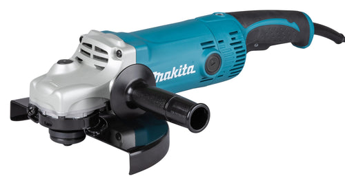 Makita GA9050R Winkelschleifer, blau-schwarz, robust, mit 230 mm Trennscheibe. Zum Schneiden und Schleifen von Metall und Stein.