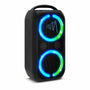 TechniSat LAUTA WUMMSBOX Bluetooth Partybox mit LED-Lichtshow, Lautsprechersystem mit Hoch- und Tieftoener