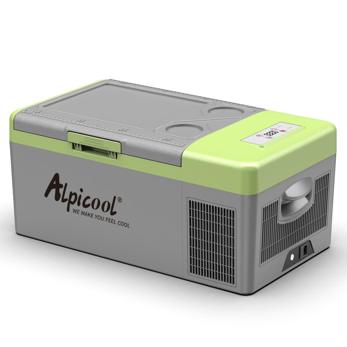 Alpicool Y16T Kompressor-Kühlbox 15 L 12 V für Auto, LKW und Boot, tragbar, mit Gefrierfunktion bis -20 °C
