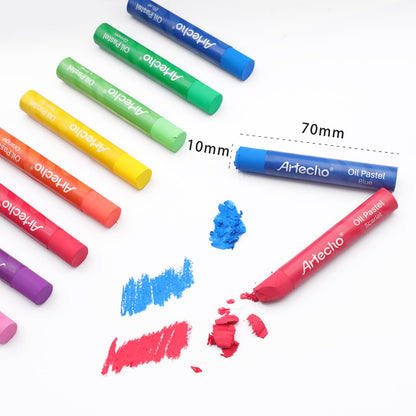 Artecho Ölpastellkreiden Set 120 Farben, weiche Ölpastelle